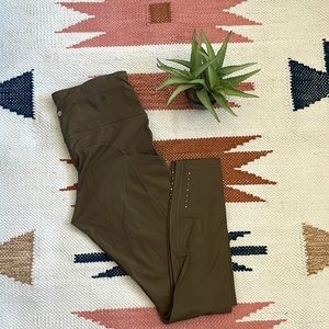 Olive green workout leggings
